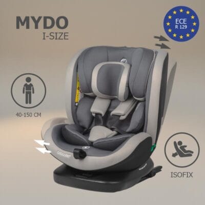 Alternative view of Autosjedalica Premium iSize 40-150 cm 360° Coccolle Mydo, Urban Grey