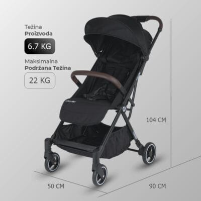 Alternative view of Coccolle Melia sportska kolica - Diamond Black