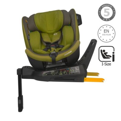 Autosjedalica iSize 40-150 cm 360° Coccolle Mago, Olive Khaki