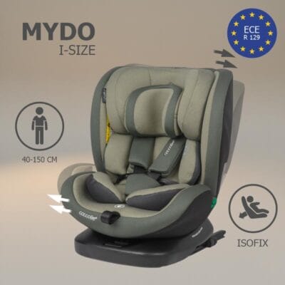 Alternative view of Autosjedalica Premium iSize 40-150 cm 360° Coccolle Mydo, Moss Green