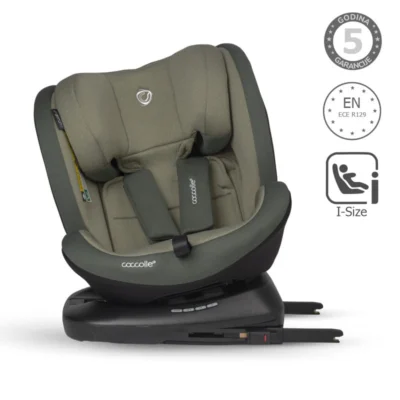 Autosjedalica Premium iSize 40-150 cm 360° Coccolle Mydo, Moss Green