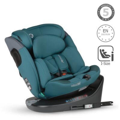 Autosjedalica iSize 40-150 cm 360° Coccolle Atira, Hydra Blue
