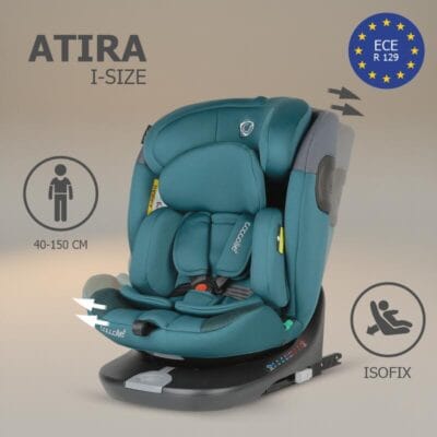 Alternative view of Autosjedalica iSize 40-150 cm 360° Coccolle Atira, Hydra Blue