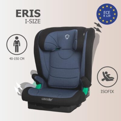Alternative view of Autosjedalica iSize 100-150 cm Coccolle Eris, Rock Blue