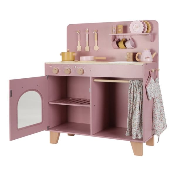 Little Dutch® Drvena dječija kuhinja Pink - Image 3