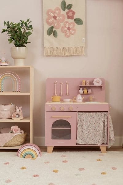 Little Dutch® Drvena dječija kuhinja Pink - Image 4