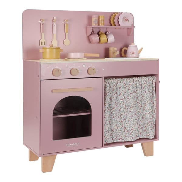 Little Dutch® Drvena dječija kuhinja Pink - Image 5