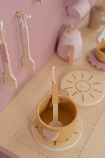 Little Dutch® Drvena dječija kuhinja Pink - Image 14
