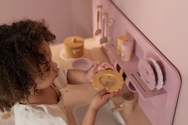 Little Dutch® Drvena dječija kuhinja Pink - Image 16
