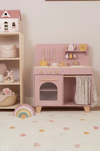 Little Dutch® Drvena dječija kuhinja Pink - Image 17