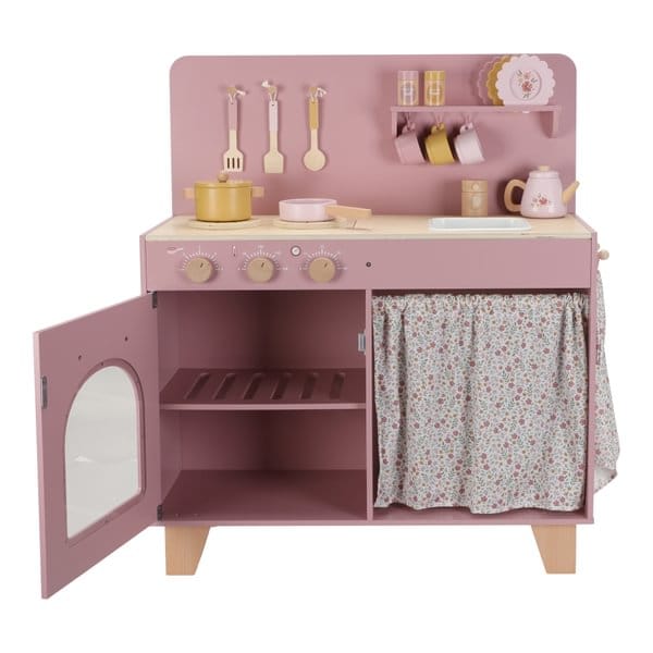 Little Dutch® Drvena dječija kuhinja Pink - Image 18