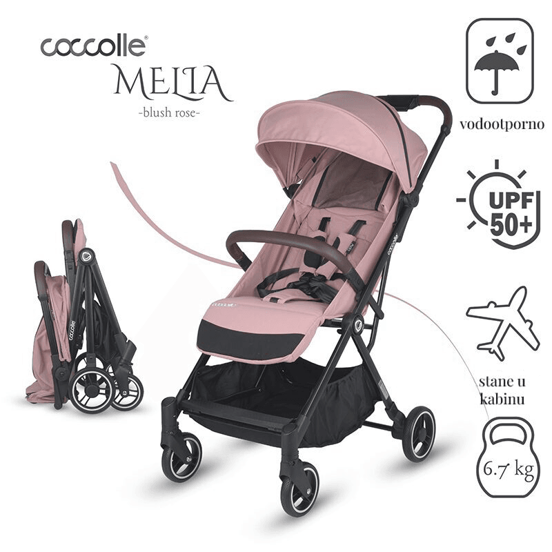 Coccolle® Melia sportska kolica – Blush Rose