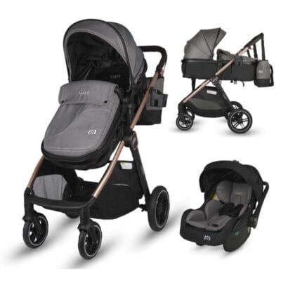 Hapi® Soley 3u1 kolica - Smoked Grey