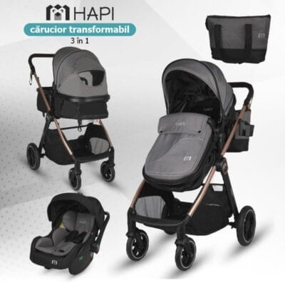 Alternative view of Hapi® Soley 3u1 kolica - Smoked Grey