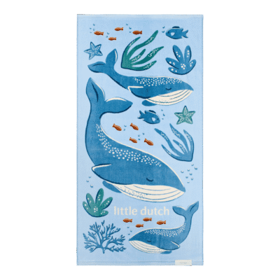 Little Dutch® peškir za plažu Ocean World Blue
