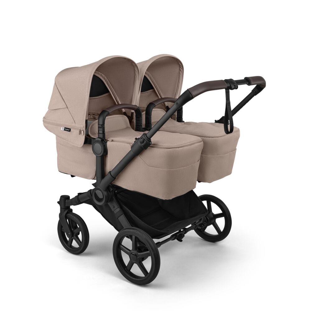 Bugaboo Donkey 6 Twin Black/Desert Taupe Melange - Desert Taupe Melange