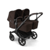 Bugaboo Donkey 6 Twin Black/Cocoa Brown - Cocoa Brown