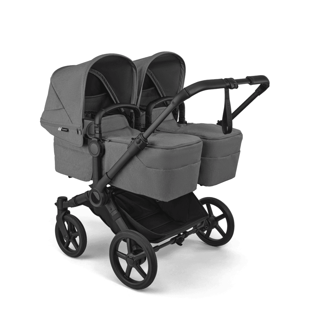 Bugaboo Donkey 6 Twin Black/Moon Grey - Moon Grey
