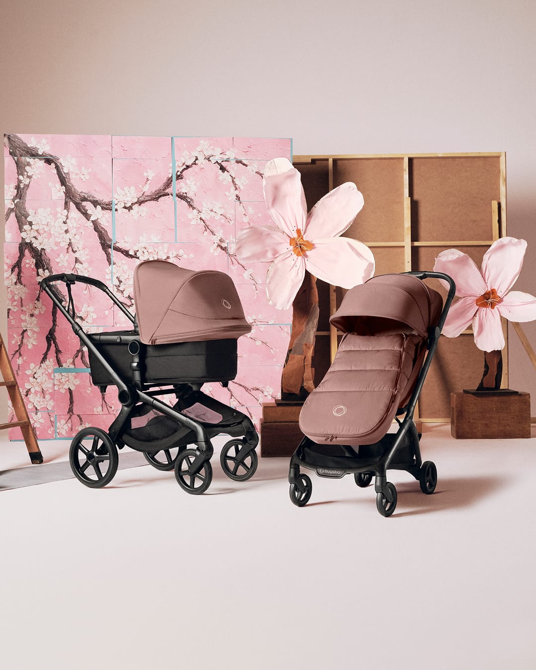 Bugaboo® Butterfly 2 Black/Dusty Pink - Dusty Pink - Image 3