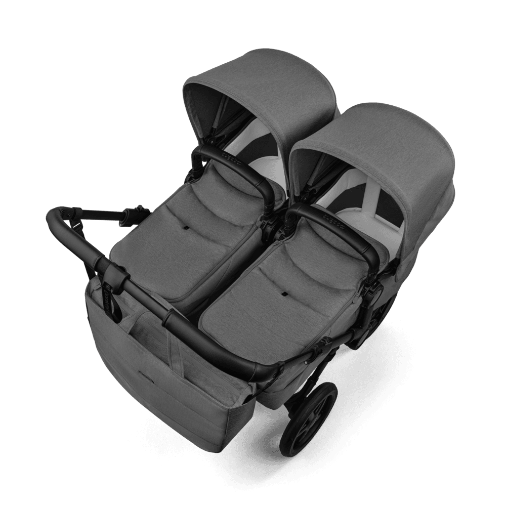 Bugaboo Donkey 6 Twin Black/Moon Grey - Moon Grey - Image 3