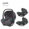 Autosjedalica iSize 360° 40 – 87 cm Coccolle Rilax, Greystone