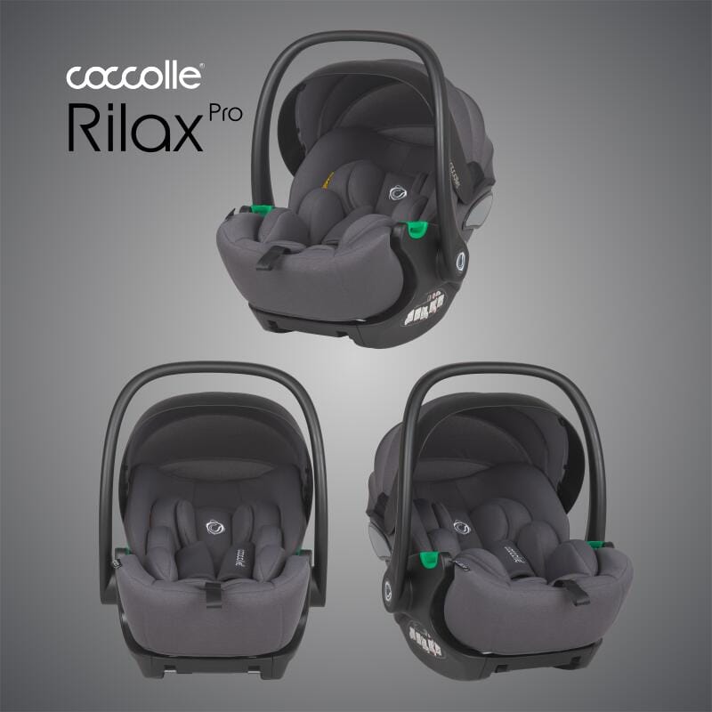 Autosjedalica iSize 360° 40 – 87 cm Coccolle Rilax, Greystone - Image 3
