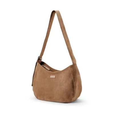 Elodie® torba za previjanje Moon bag Suede, Caramel Brown