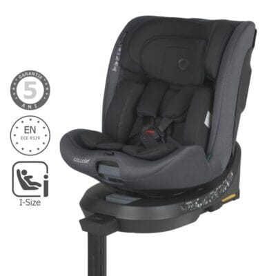 Autosjedalica i-Size 40–150 cm 360° Coccolle Ario, Anthracite