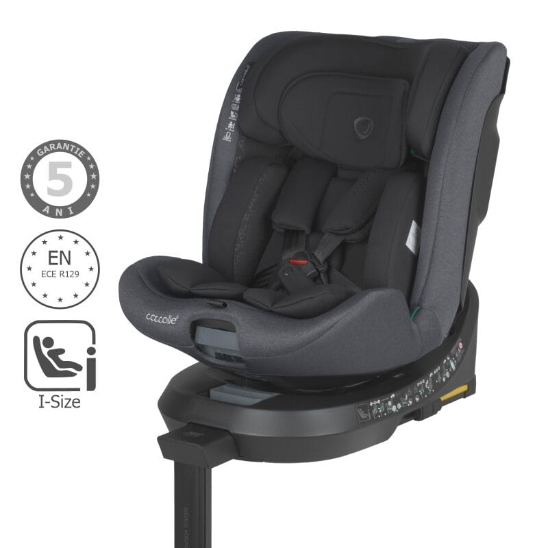 Autosjedalica i-Size 40–150 cm 360° Coccolle Ario, Anthracite