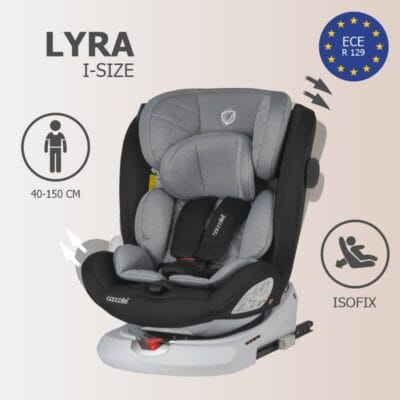 Alternative view of Autosjedalica i-Size 40–150 cm Coccolle Lyra, Greystone