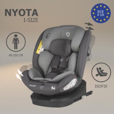 Alternative view of Autosjedalica i-Size 40–150 cm 360° Coccolle Nyota, Diamond Black