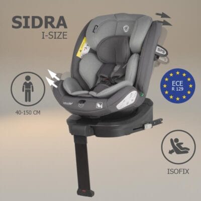 Alternative view of Autosjedalica i-Size 40–150 cm 360° Coccolle Sidra, Diamond Black