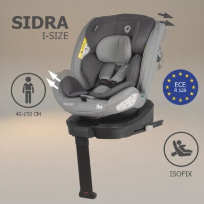 Alternative view of Autosjedalica i-Size 40–150 cm 360° Coccolle Sidra, Moonlit Grey