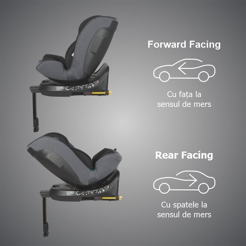 Autosjedalica i-Size 40–150 cm 360° Coccolle Ario, Anthracite - Image 5
