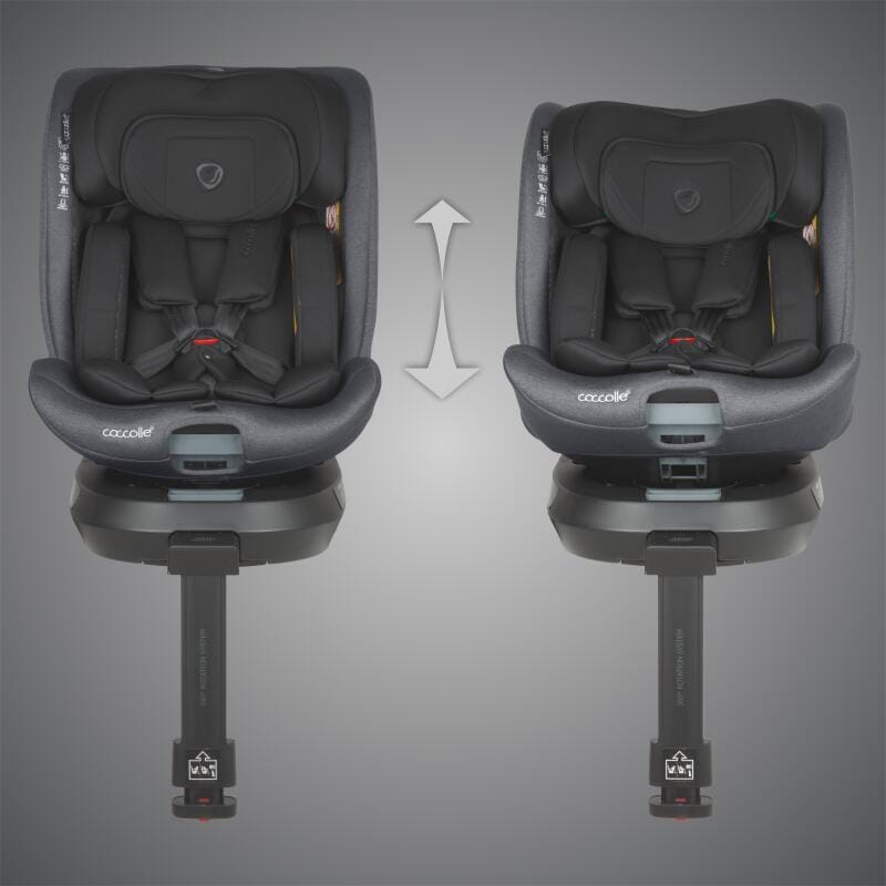 Autosjedalica i-Size 40–150 cm 360° Coccolle Ario, Anthracite - Image 8