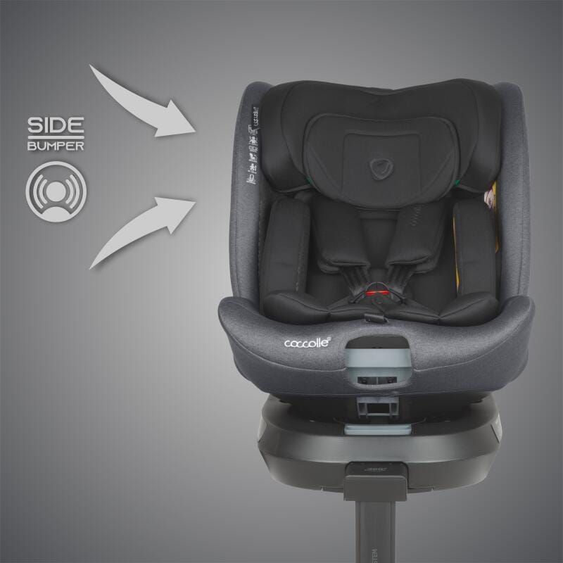 Autosjedalica i-Size 40–150 cm 360° Coccolle Ario, Anthracite - Image 9