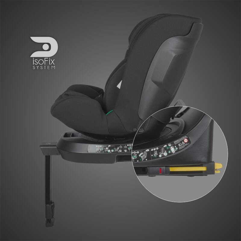 Autosjedalica i-Size 40–150 cm 360° Coccolle Ario, Midnight Black - Image 10