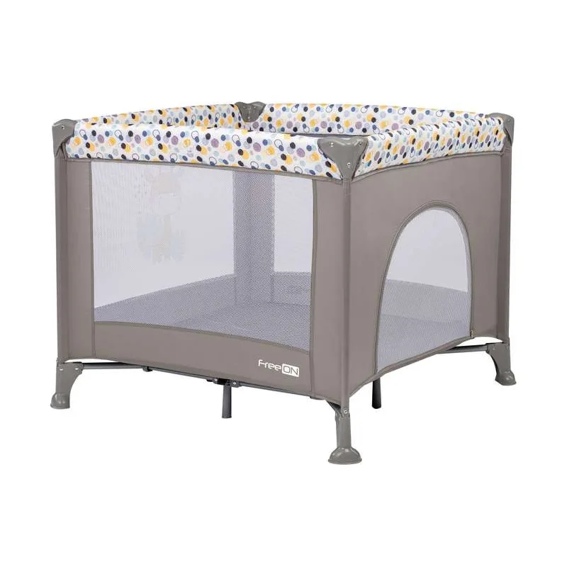 FreeON® Ogradica za igranje kvadrat žirafa, siva - Image 2
