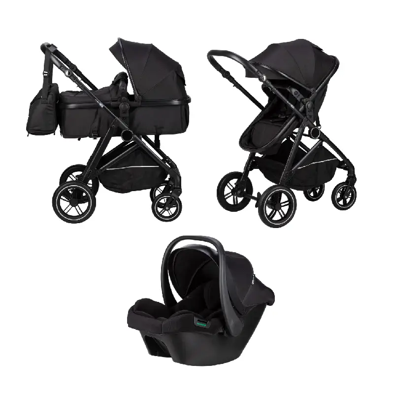 FreeON® Kolica modularni sistem NEO 3u1, crna