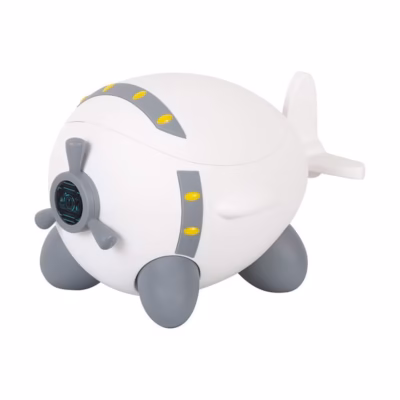 Alternative view of FreeON® Tuta Avion, bijelo-siva