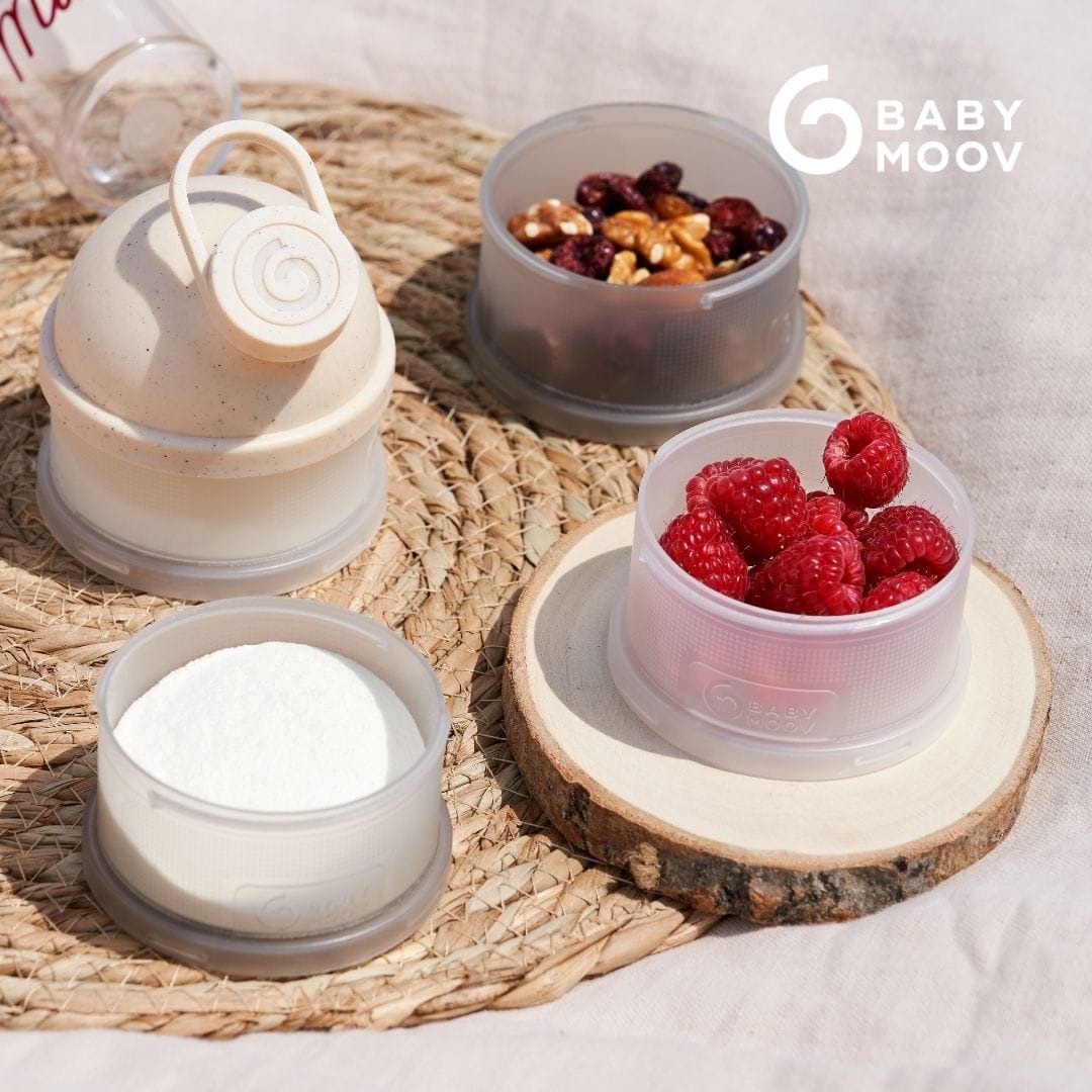 Babymoov® Posude za pohranu mliječne formule i hrane, Mineral Sand - Image 5