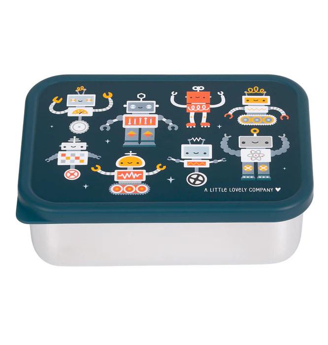 A Little Lovely Company® Termo kutija za užinu, Robots