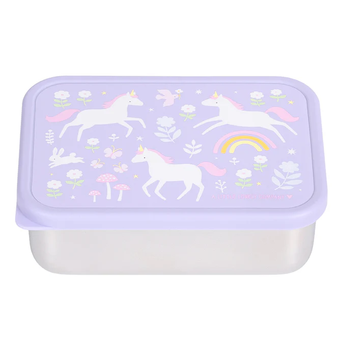 A Little Lovely Company® Termo kutija za užinu, Unicorn dreams