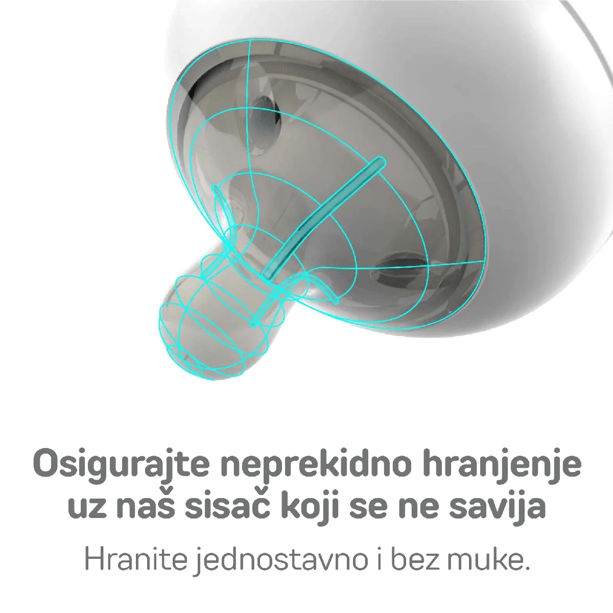 Nanobébé® Flexy silikonska bočica 270ml 2kom - Bijela - Image 4