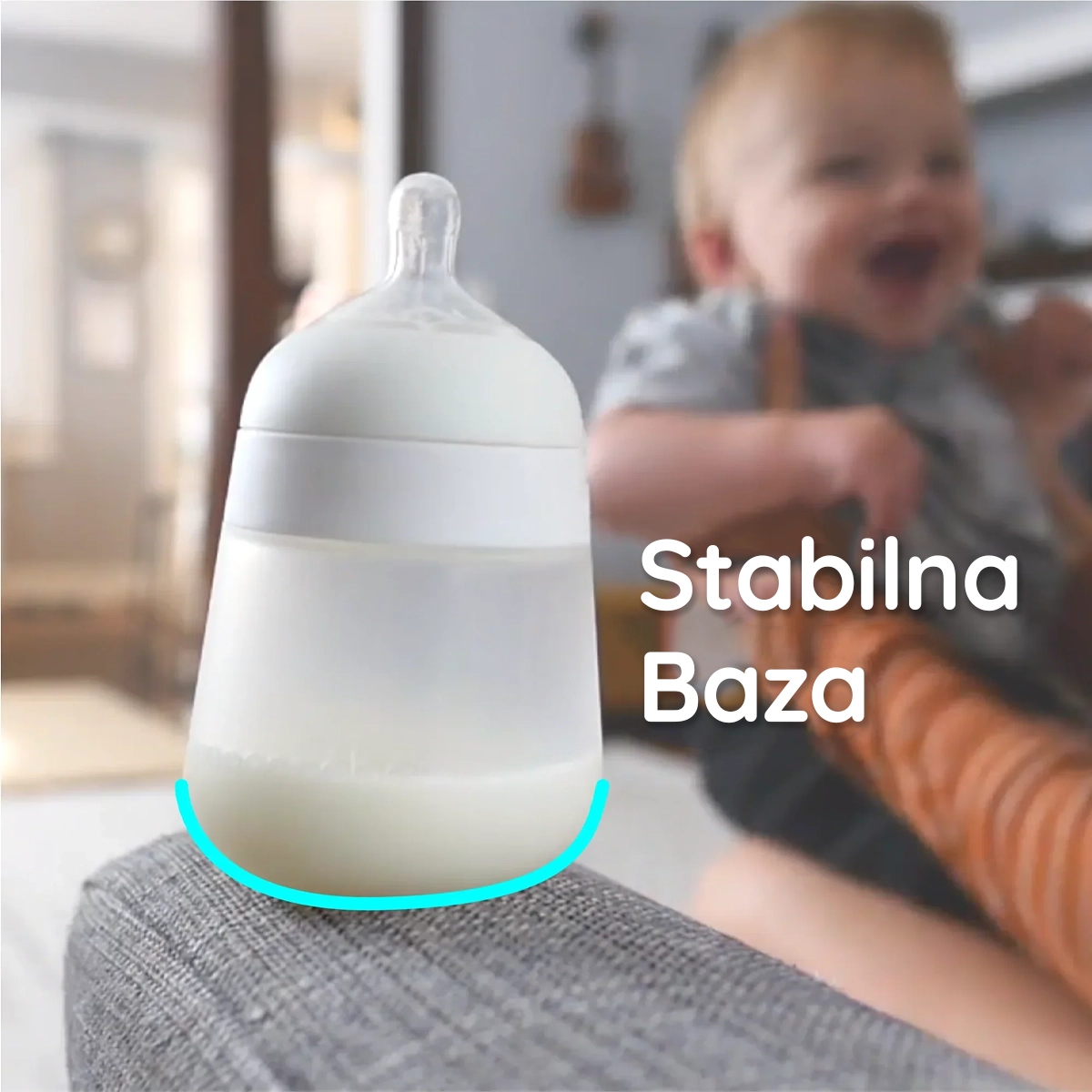 Nanobébé® Flexy silikonska bočica 270ml 2kom - Bijela - Image 2