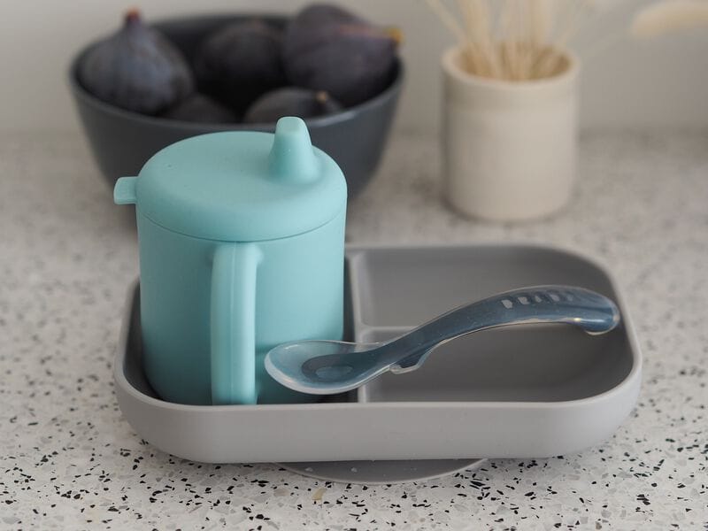 Béaba® silikonski set za samostalno hranjenje 3/1, Blue - Image 3