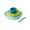 Béaba® silikonski set za hranjenje 4/1, Blue