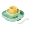 Béaba® silikonski set za hranjenje 4/1, Pastel