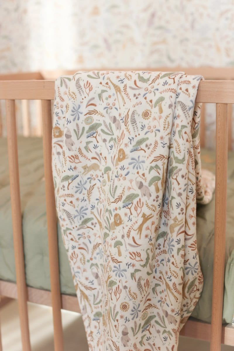 Little Dutch® muslin pelena, Safari Wonders 120x120 cm