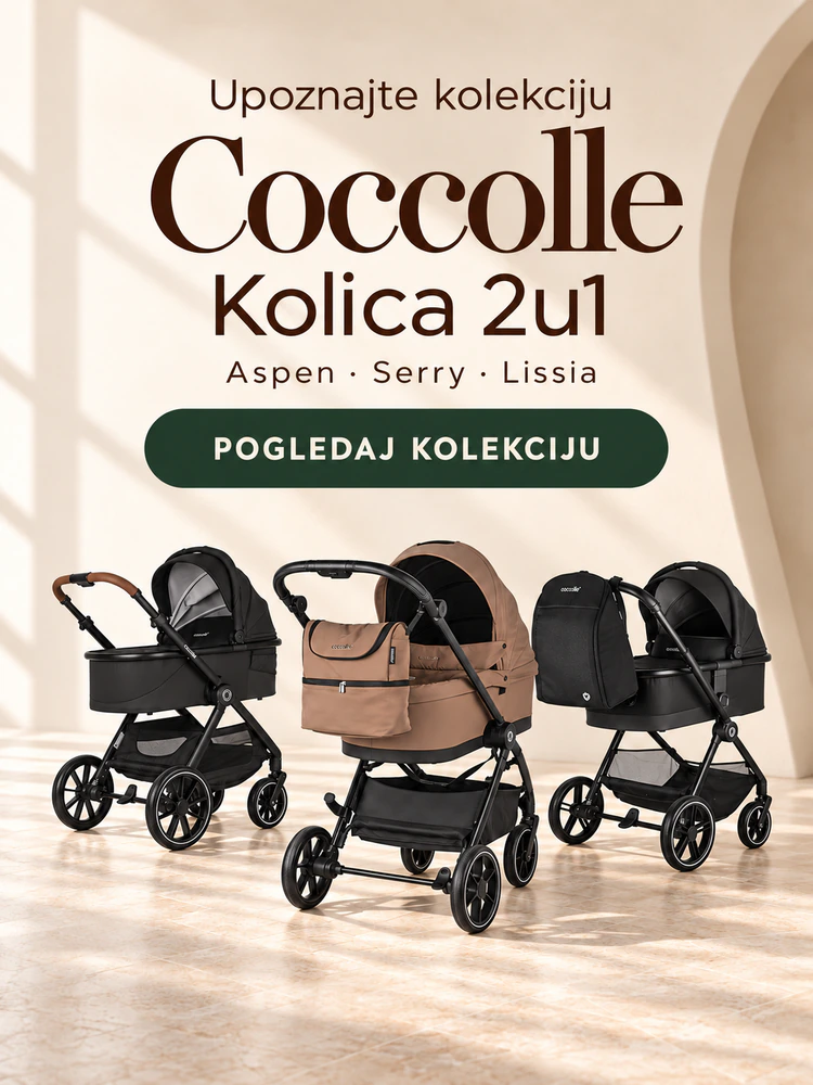 Upoznajte Coccolle kolekciju kolica 2u1: Aspen, Serry i Lissia. Pogledaj kolekciju.